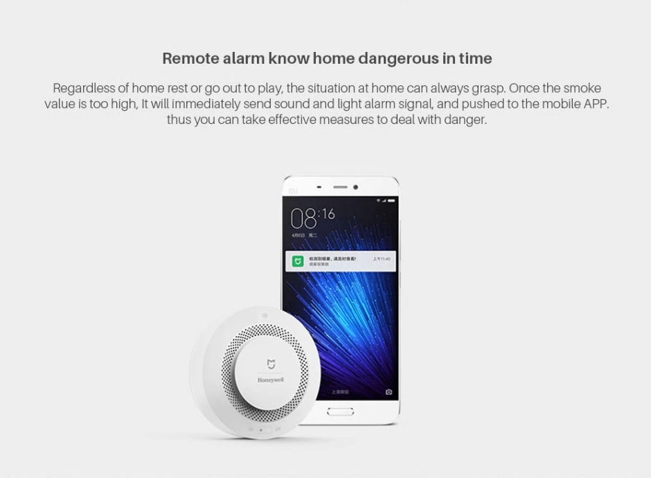 Cảm biến khói - báo cháy Zigbee Xiaomi Aqara