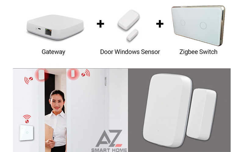 Công tắc thông minh zigbee 2 nút tuya