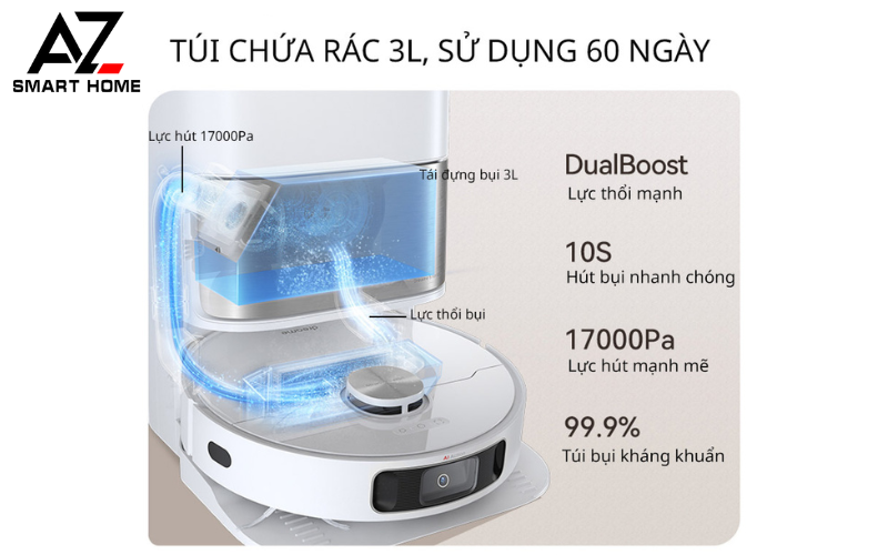 Robot hút bụi lau nhà Xiaomi Dreame Bot L10S Ultra Đà Nẵng